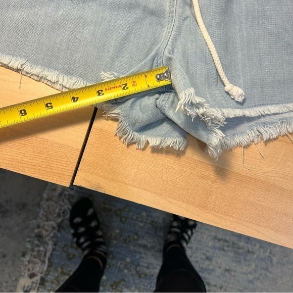 Aerie comfortable jean shorts with draw string - Picture 3 of 8